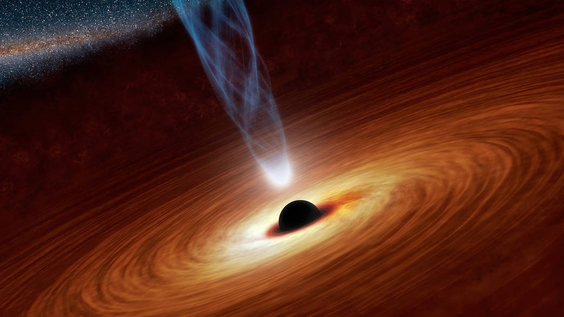 Los agujeros negros supermasivos tienen una masa miles de millones superior a la de nuestro Sol