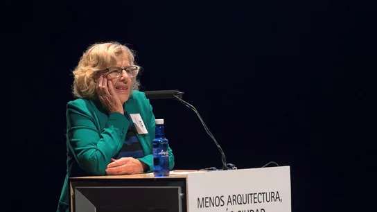 Manuela Carmena en el Congreso de Arquitectura y Sociedad Manuela Carmena en el Congreso de Arquitectura y Sociedad