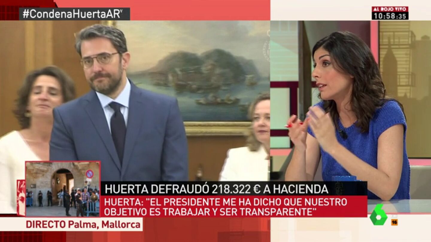 Raquel Ejerique: "M&agrave;xim Huerta debe dimitir, es un ministro que no crey&oacute; en los impuestos, fundamentales para la igualdad y la solidaridad"