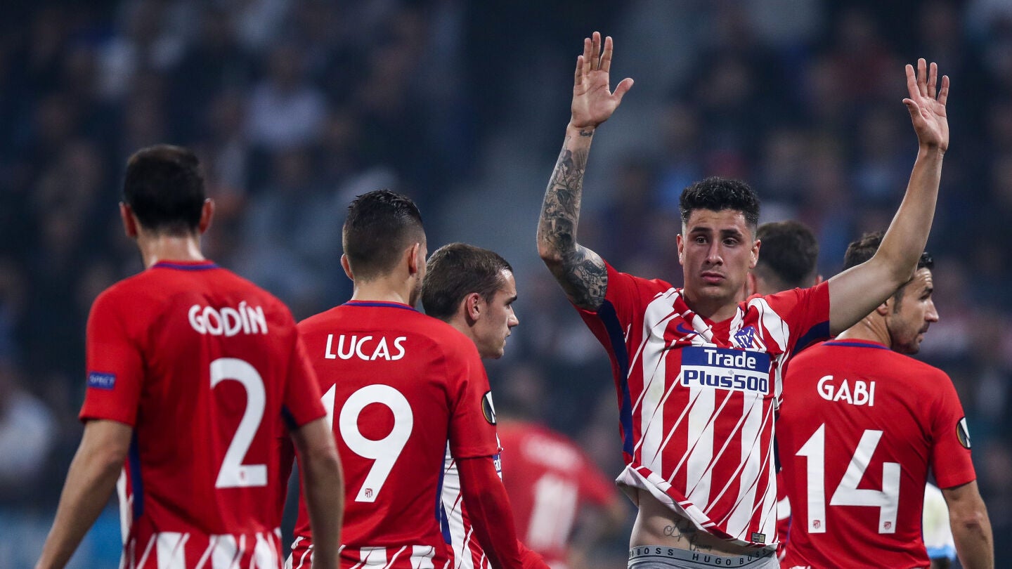 Jos&eacute; Mar&iacute;a Gim&eacute;nez, en un partido con el Atl&eacute;tico de Madrid