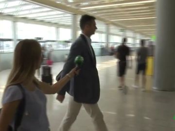 Iñaki Urdangarin en el aeropuerto de Palma Iñaki Urdangarin en el aeropuerto de Palma