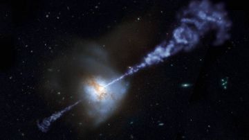 Los agujeros negros supermasivos están rodeados del llamado disco de acreción, formado por polvo y gas