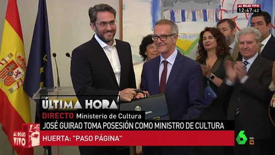 Traspaso de carteras entre Huerta y Guirao Traspaso de carteras entre Huerta y Guirao