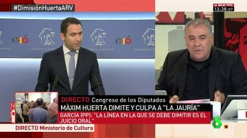 Ferreras atiza al "ridículo público" del PP en boca de Teodoro García: Máxim Huerta "está condenado" y lo de Ana Mato "no es penal"