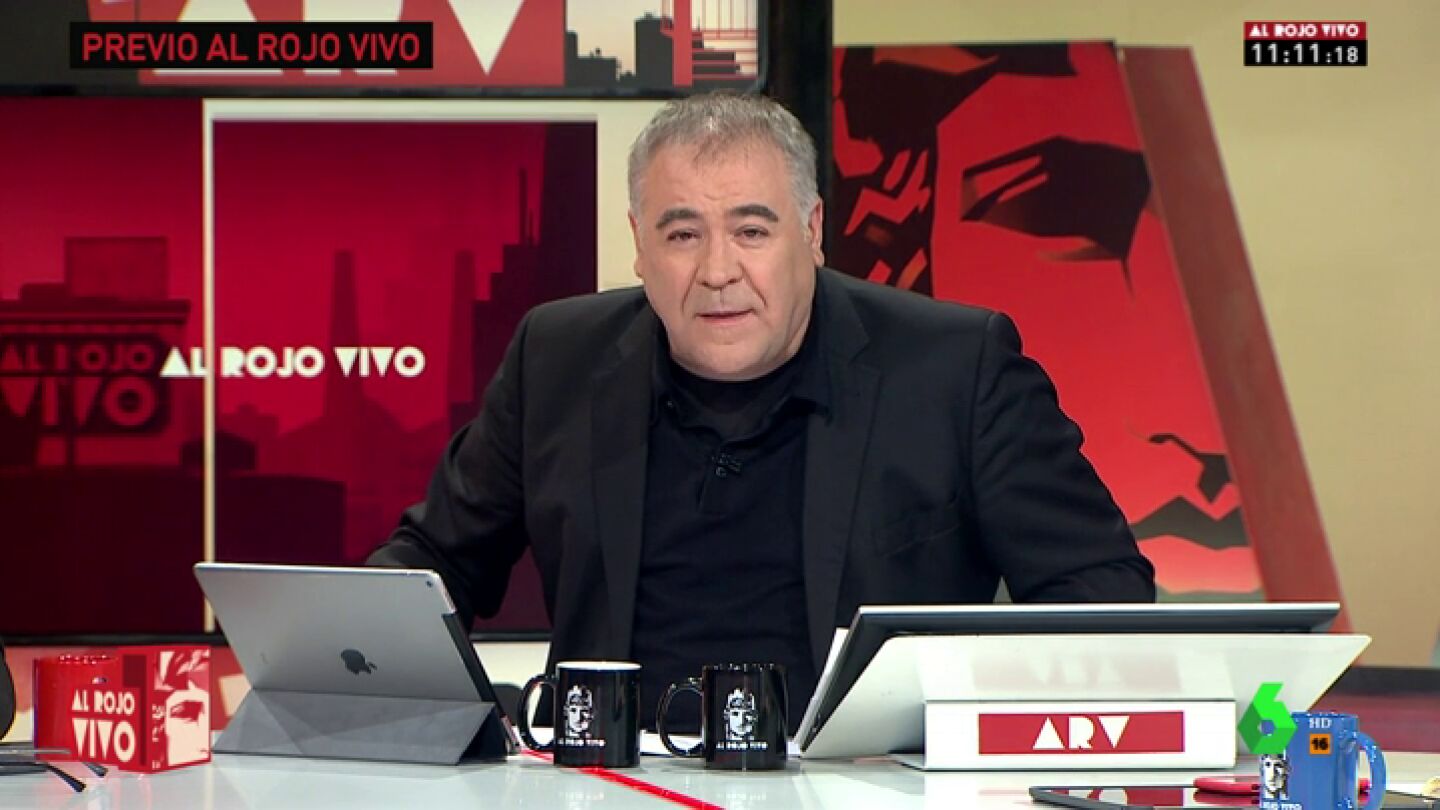 As&iacute; valora Ferreras la dimisi&oacute;n de M&agrave;xim Huerta: "El Gobierno de S&aacute;nchez ha demostrado que hay voluntad de ejemplaridad y de dignidad"