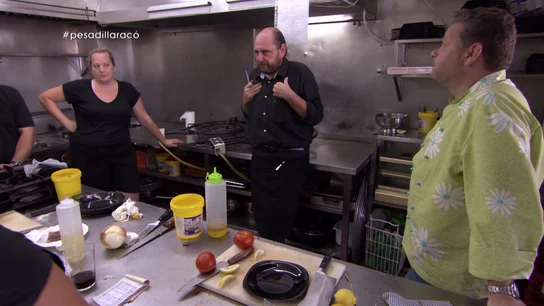 Alberto Chicote en Pesadilla en la cocina: El Racó Maritim Alberto Chicote en Pesadilla en la cocina: El Racó Maritim