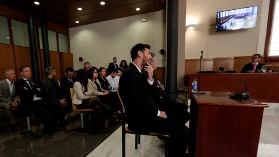 Leo Messi en el juicio Leo Messi en el juicio