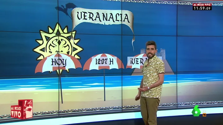 La razón por la que Adrián Cordero ha dado la previsión meteorológica como "un hombre recién llegado de Honolulu"