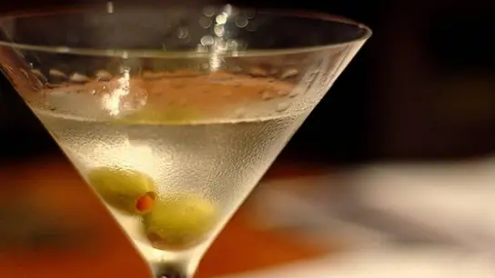Imagen de archivo de un martini Imagen de archivo de un martini