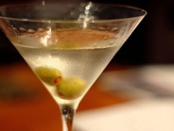 Imagen de archivo de un martini Imagen de archivo de un martini