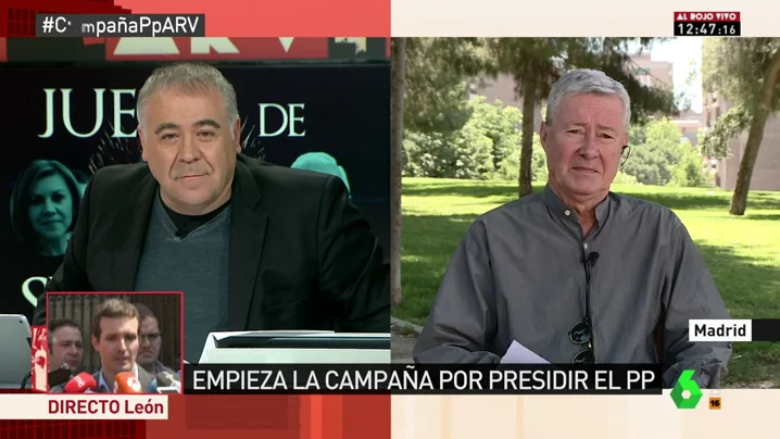 El ánalisis de Verstrynge: "'El rey no hace política', ja-ja-ja; Llarena es imparcial, reja-ja-ja; la revolución del PP me da la risa"