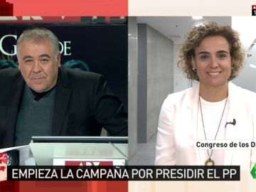 Montserrat, portavoz de la candidatura de Cospedal: "Se ha partido la cara por los afiliados en los momentos complicados" Montserrat, portavoz de la candidatura de Cospedal: "Se ha partido la cara por los afiliados en los momentos complicados"