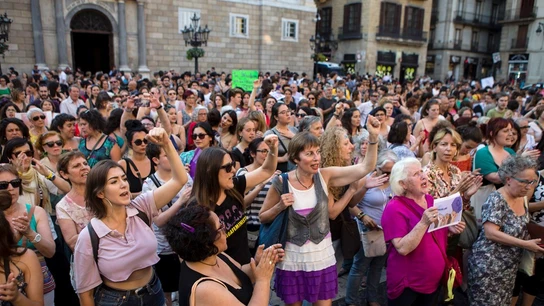 Manifestación contra la liberación de La Manada Manifestación contra la liberación de La Manada