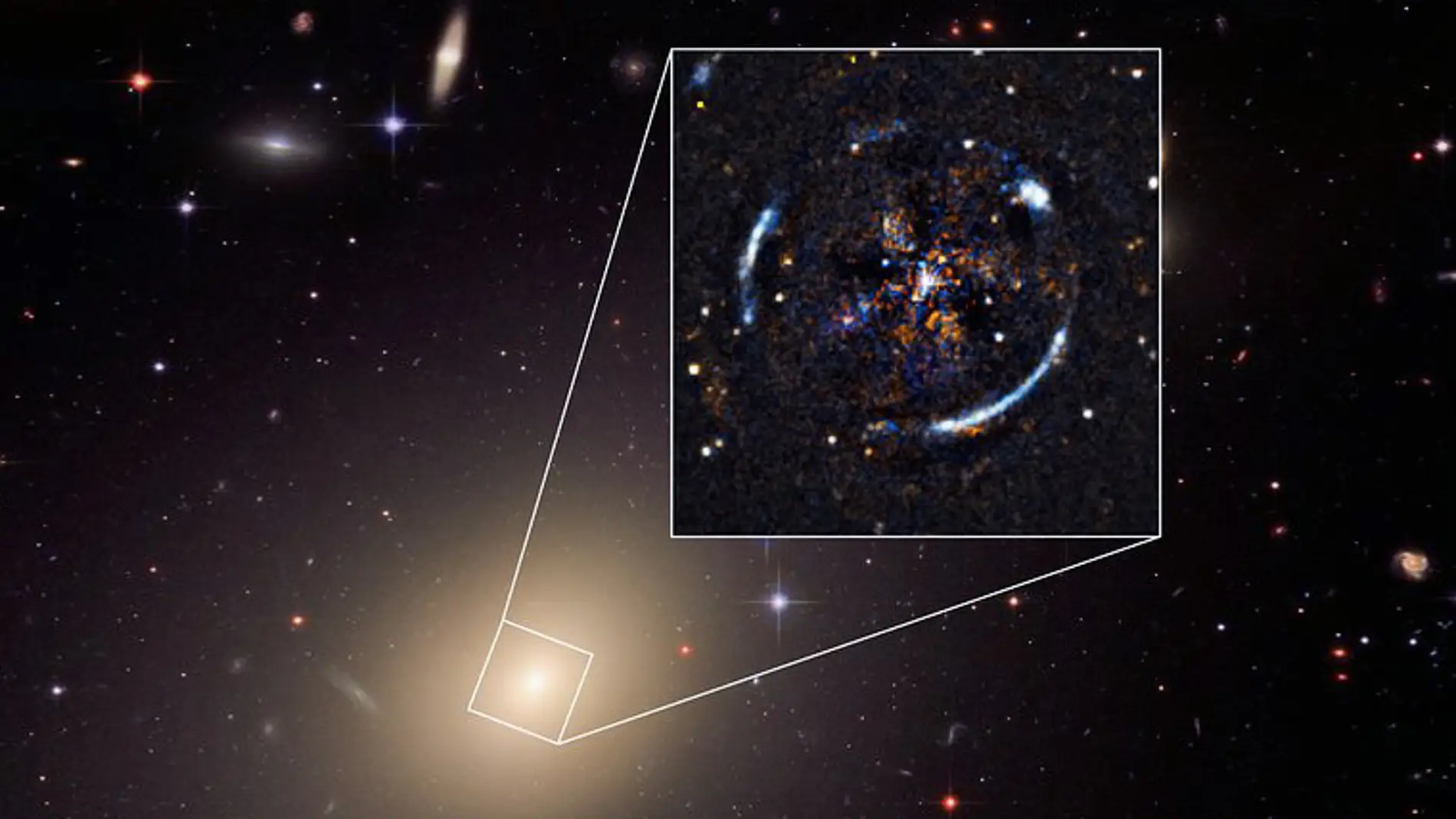 El mejor test de la relatividad de Einstein fuera de nuestra galaxia