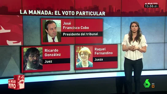 Estos son los argumentos del único juez en contra de dejar en libertad a 'La Manada': usó casi la mitad del auto para expresarse Estos son los argumentos del único juez en contra de dejar en libertad a 'La Manada': usó casi la mitad del auto para expresarse