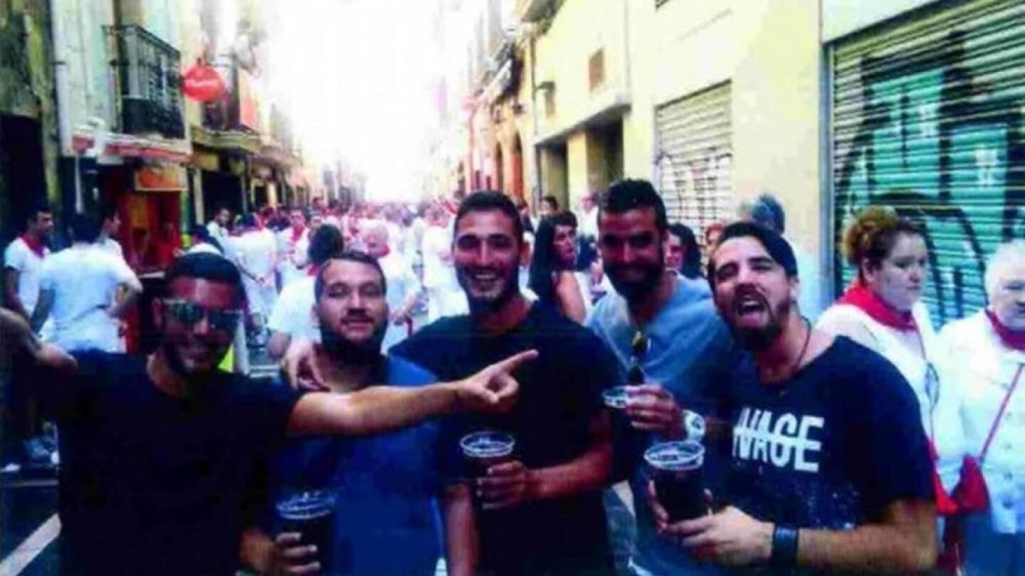 Los miembros de 'La Manada'