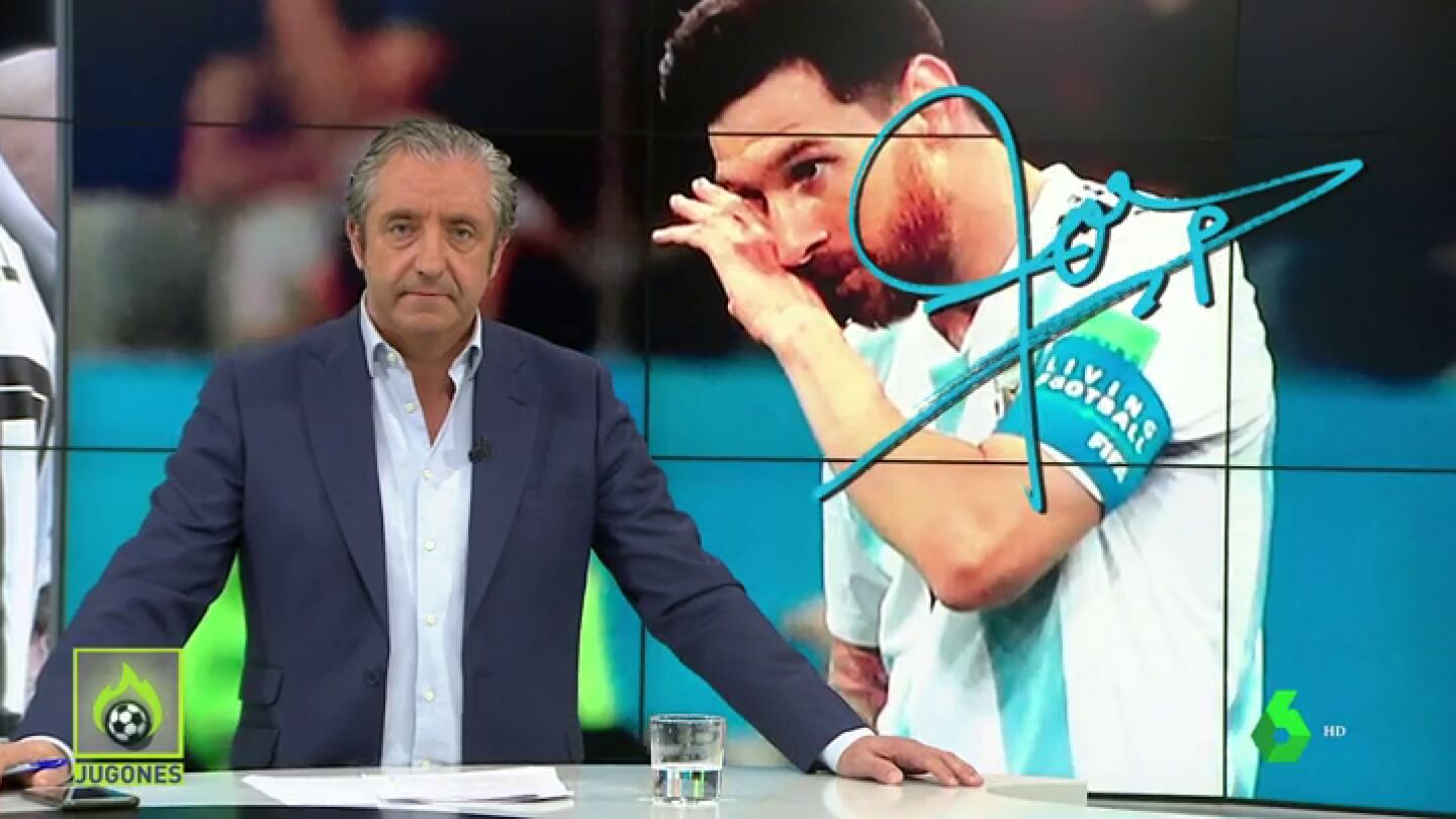 Josep Pedrerol: "Messi, Argentina pide que por un d&iacute;a. Por un solo d&iacute;a. Te parezcas a Maradona"
