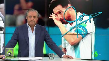 Josep Pedrerol: "Messi, Argentina pide que por un día. Por un solo día. Te parezcas a Maradona"