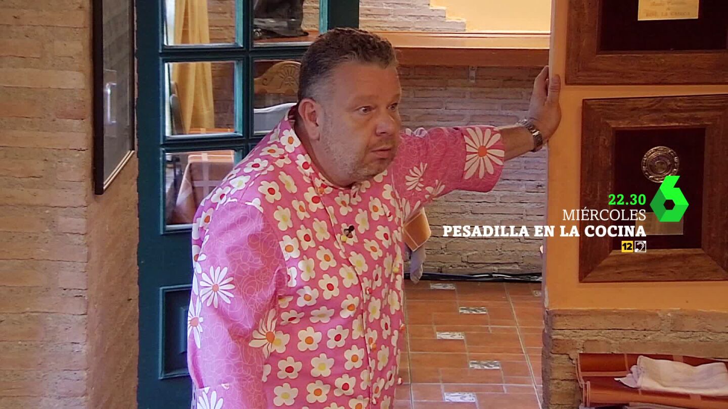 Alberto Chicote, en Pesadilla en la cocina