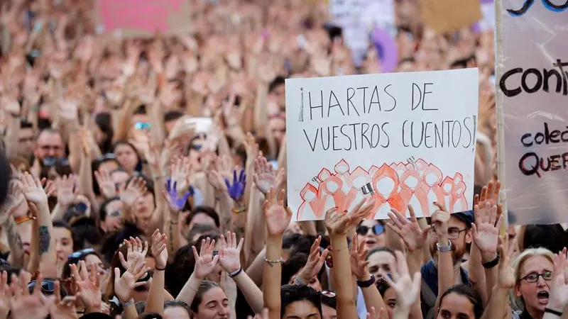 Manifestación de mujeres en Madrid