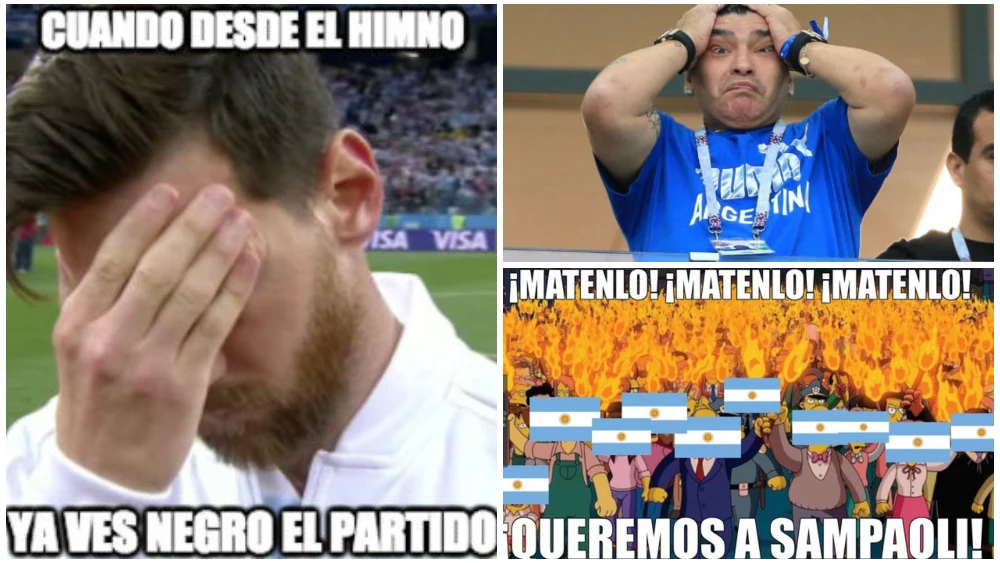 Los 'memes' de la debacle de Argentina ante Croacia