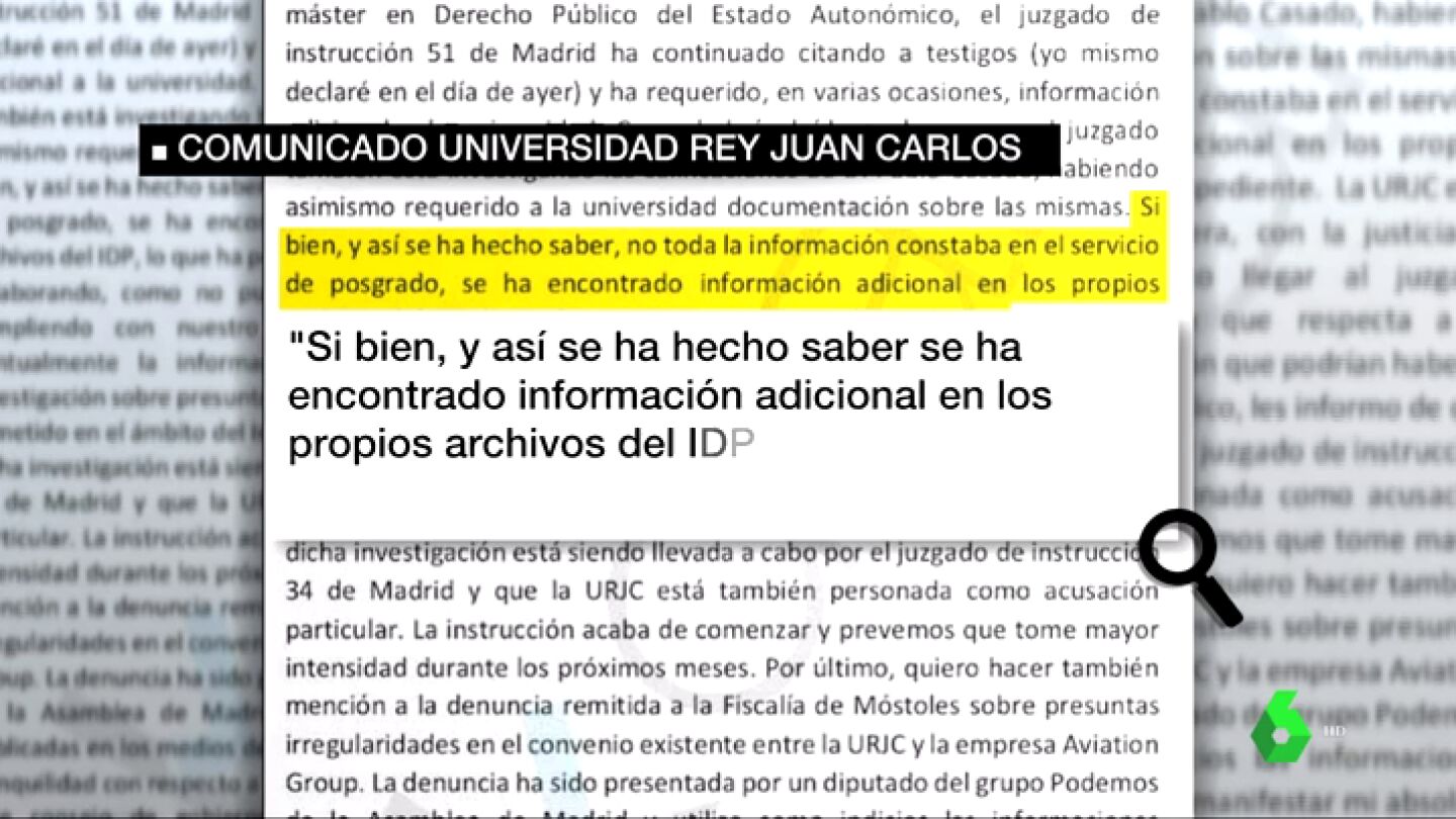 LOS DOCUMENTOS CASADO