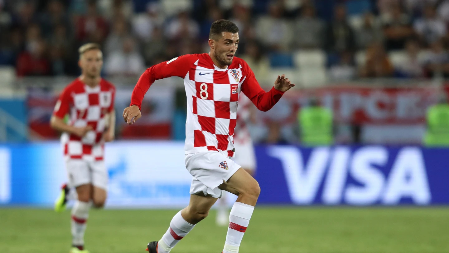 Kovacic, jugando con Croacia Kovacic, jugando con Croacia