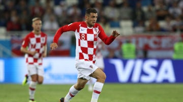 Kovacic, jugando con Croacia