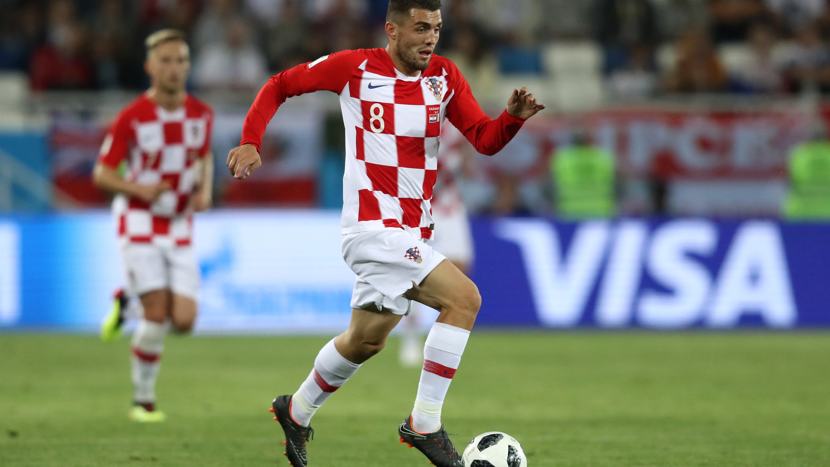 Kovacic, jugando con Croacia