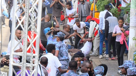Momento del atentado en Etiopia Momento del atentado en Etiopia