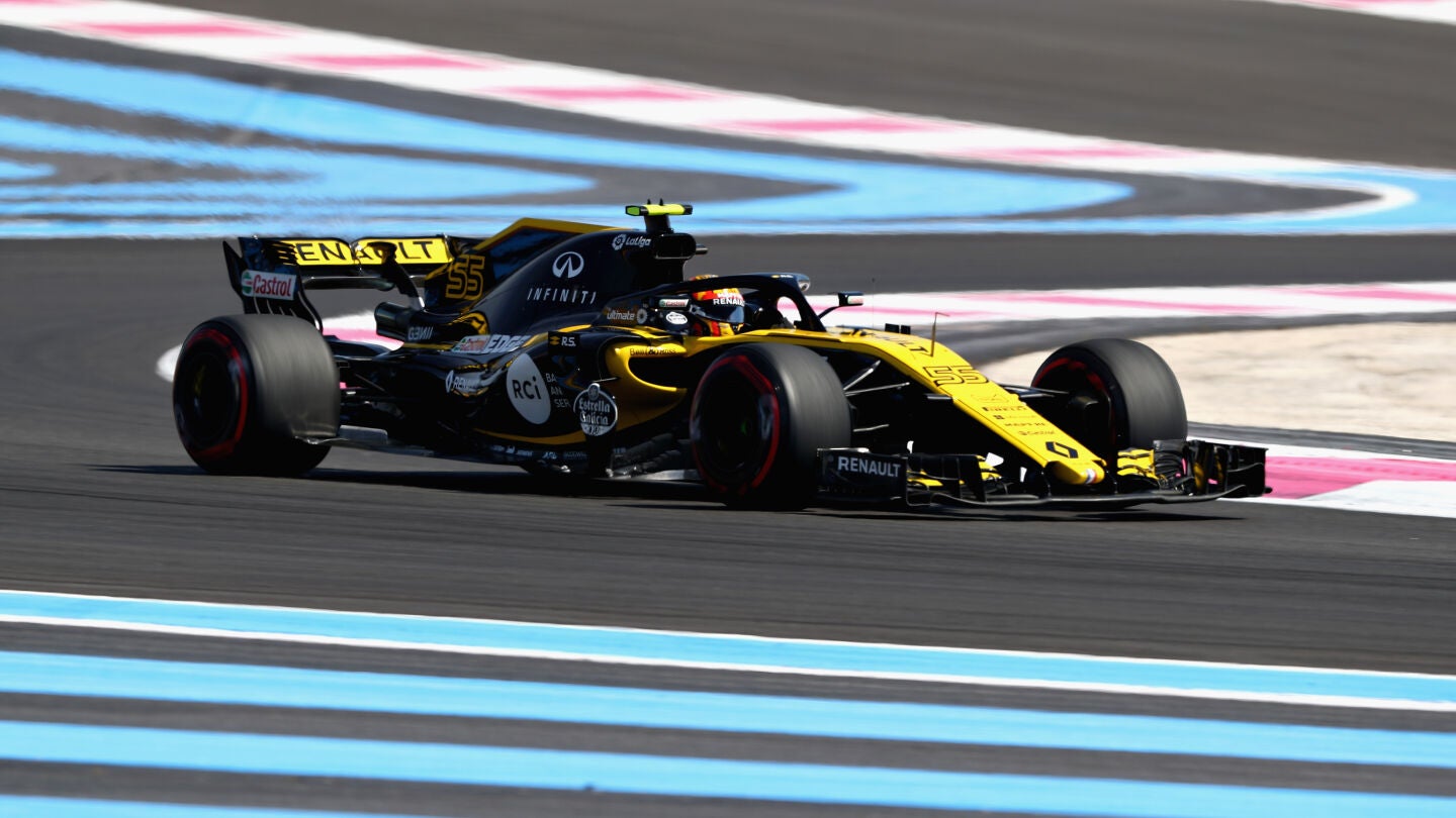 Carlos Sainz, durante el GP de Francia