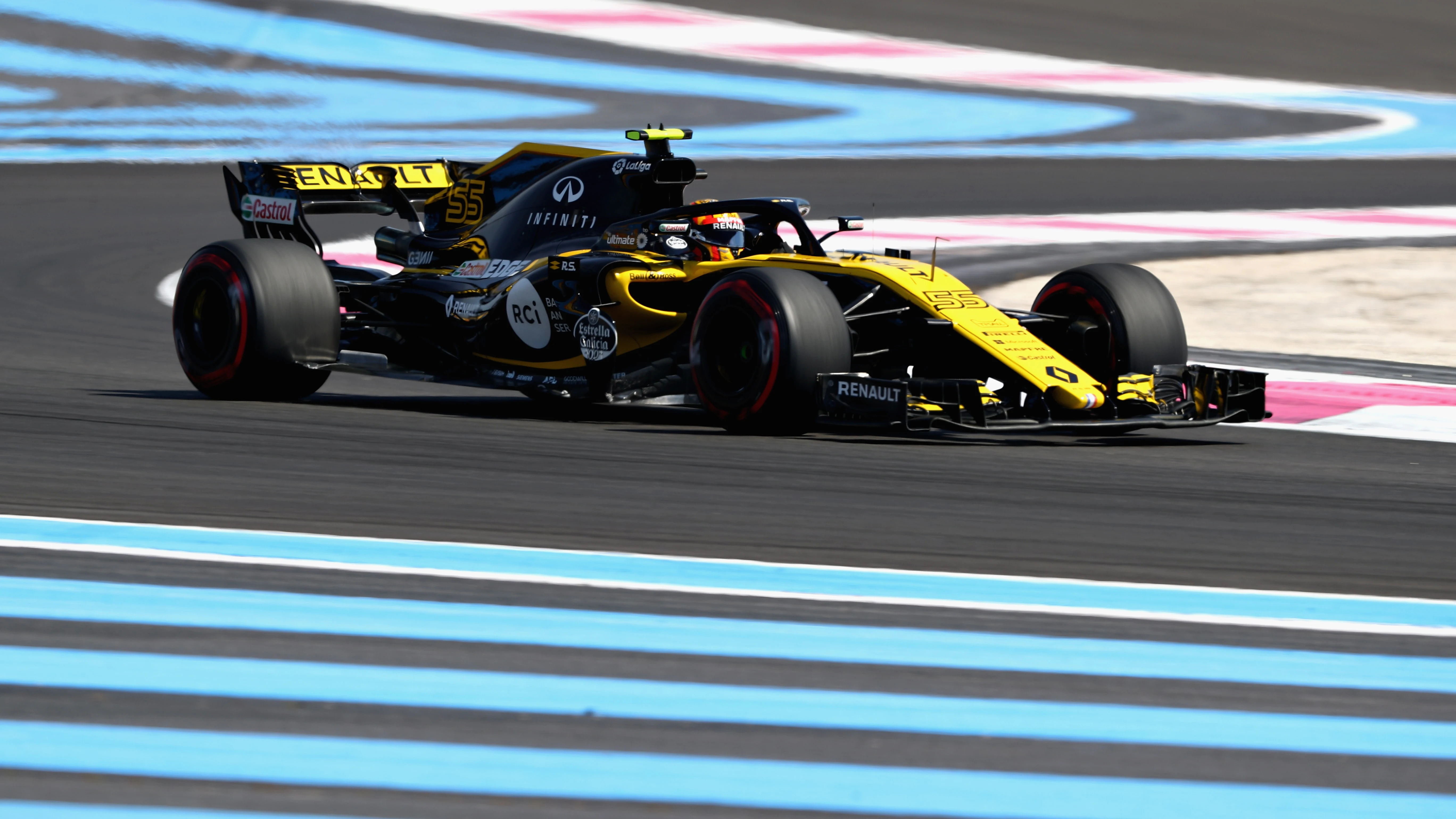 Carlos Sainz, durante el GP de Francia