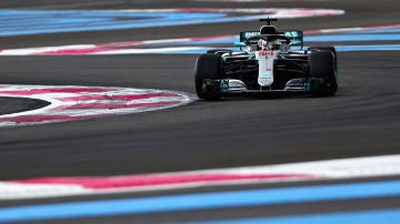 Lewis Hamilton, durante la clasificación del GP de Francia