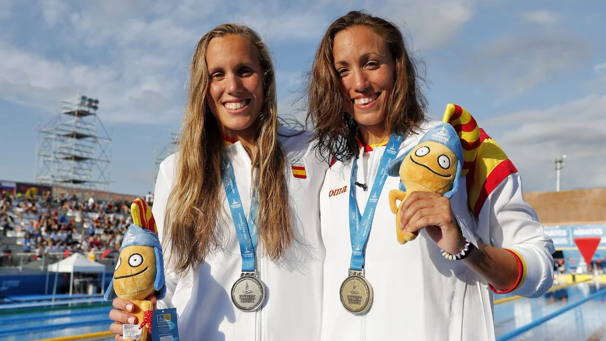 Marina García y Jessica Vall, plata y oro en 200 metros braza