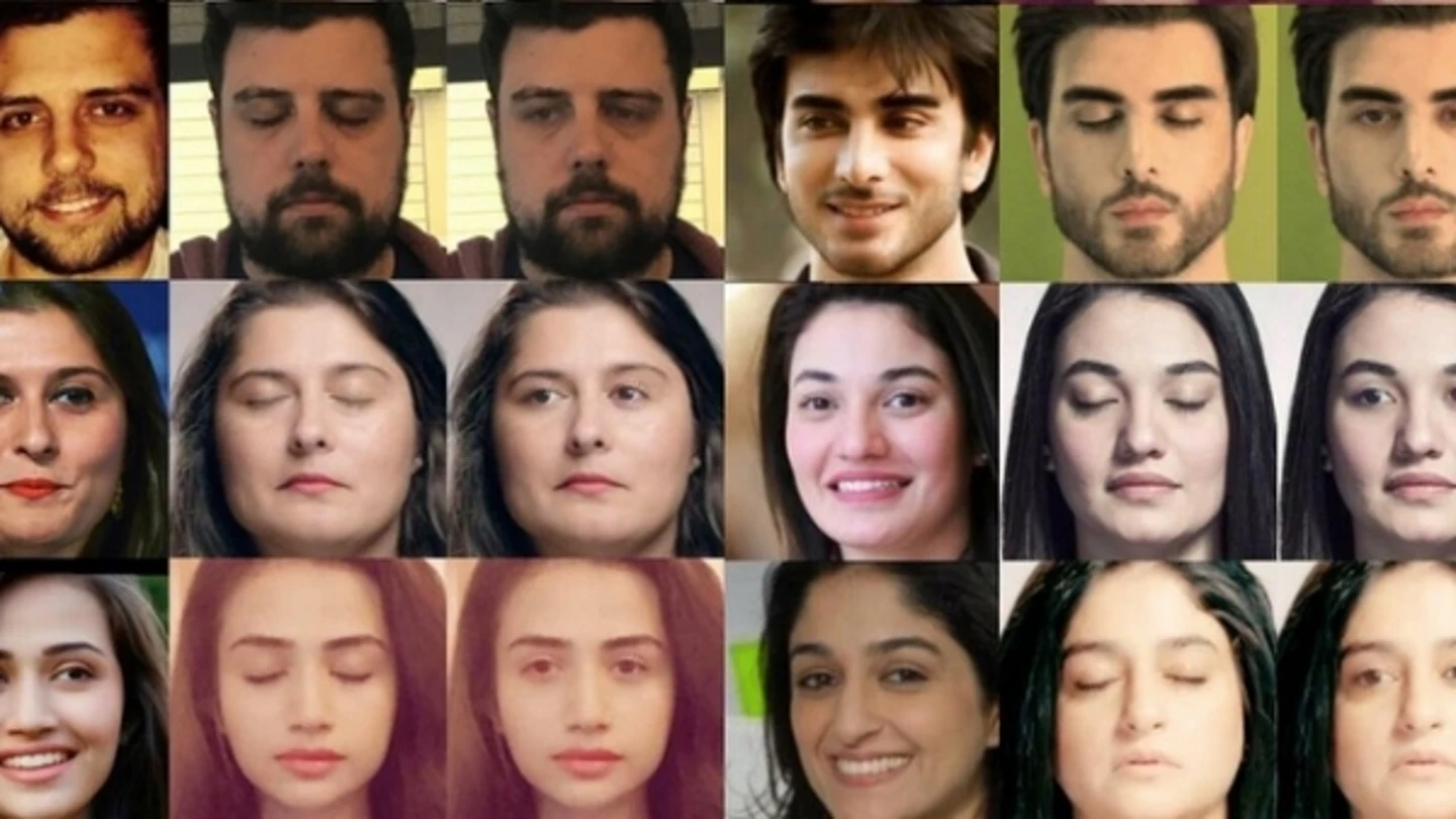 Muestras de cómo Facebook abrirá los ojos cerrados en las fotografías Muestras de cómo Facebook abrirá los ojos cerrados en las fotografías