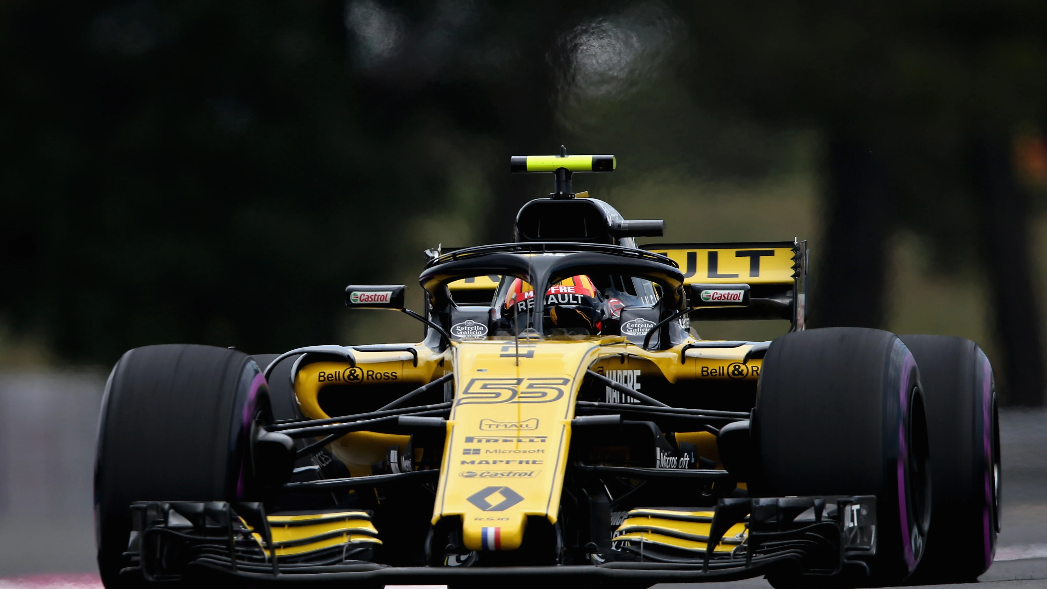 Carlos Sainz, durante el GP de Francia