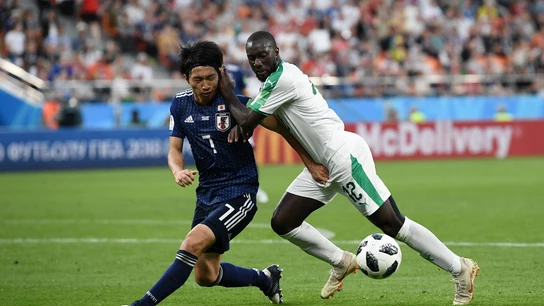 Momento del partido entre Japón y Senegal Momento del partido entre Japón y Senegal
