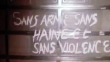 El mensaje que dejaron los ladrones en el robo del siglo en Niza