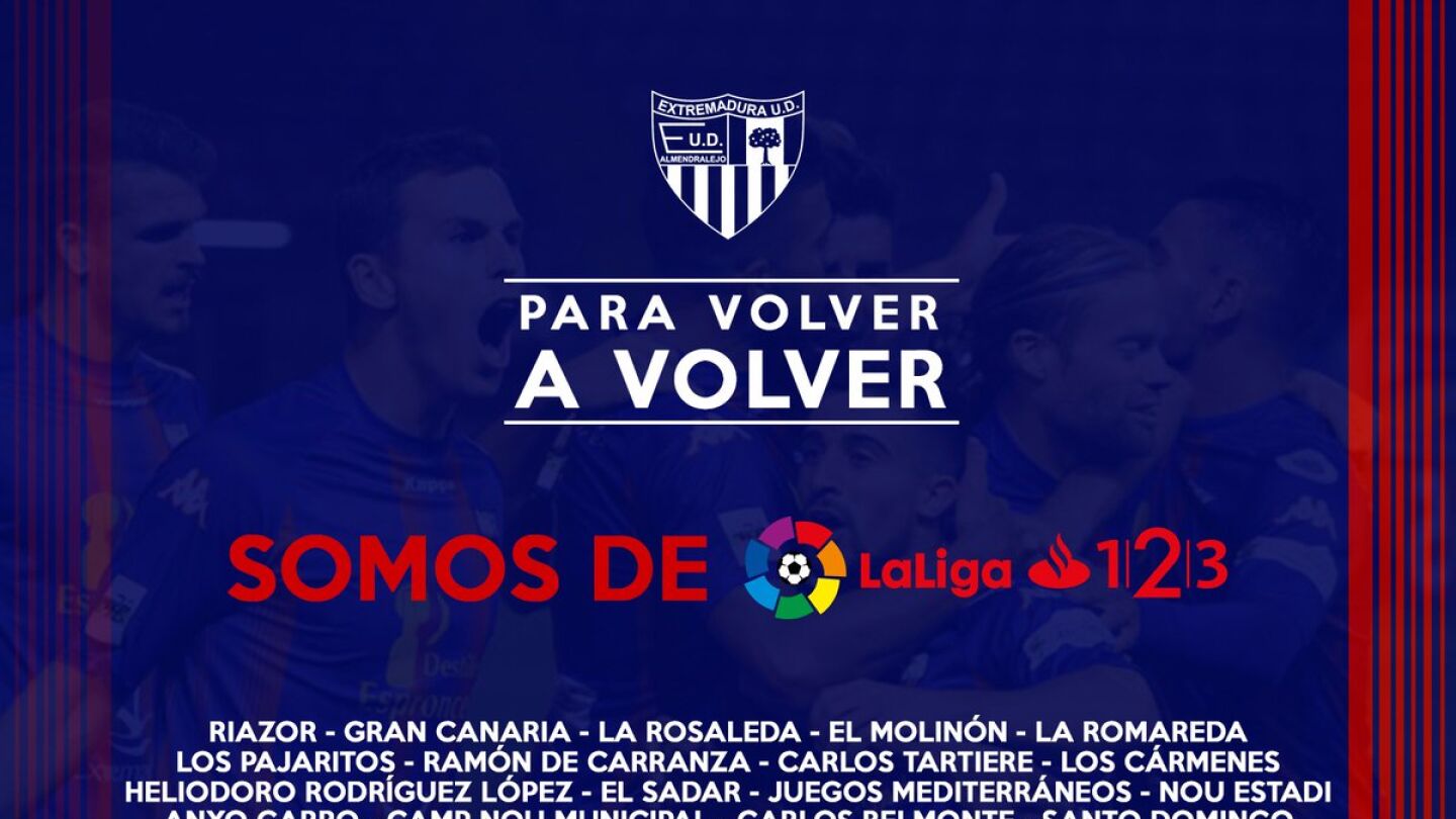 El Extremadura, equipo de Segunda Divisi&oacute;n