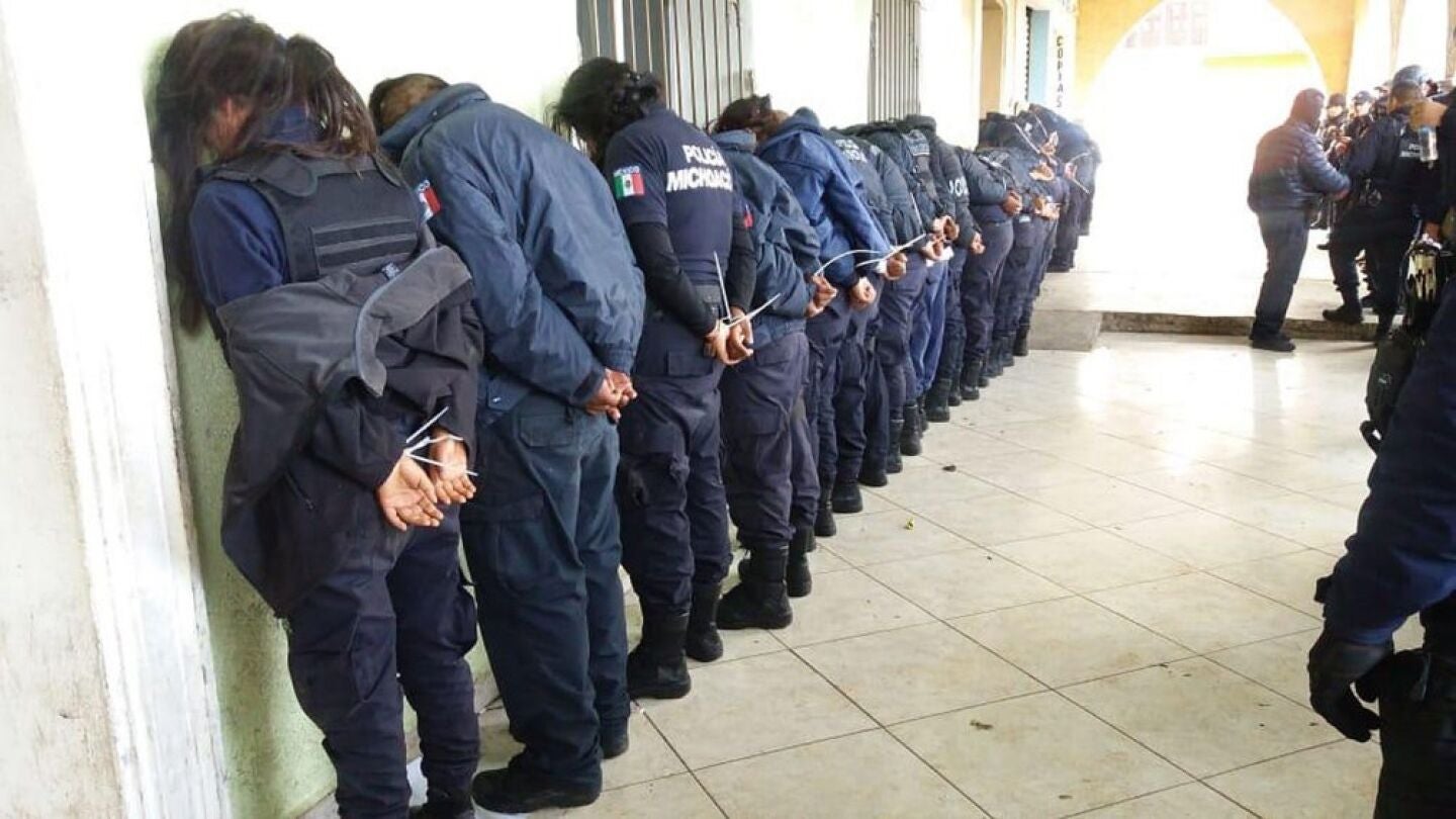 28 polic&iacute;as del municipio mexicano de Ocampo detenidos