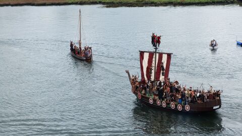 Romería Vikinga, Catoira, Galicia