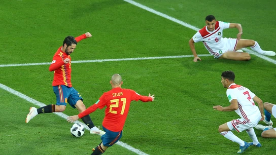 El gol de Isco ante Marruecos El gol de Isco ante Marruecos