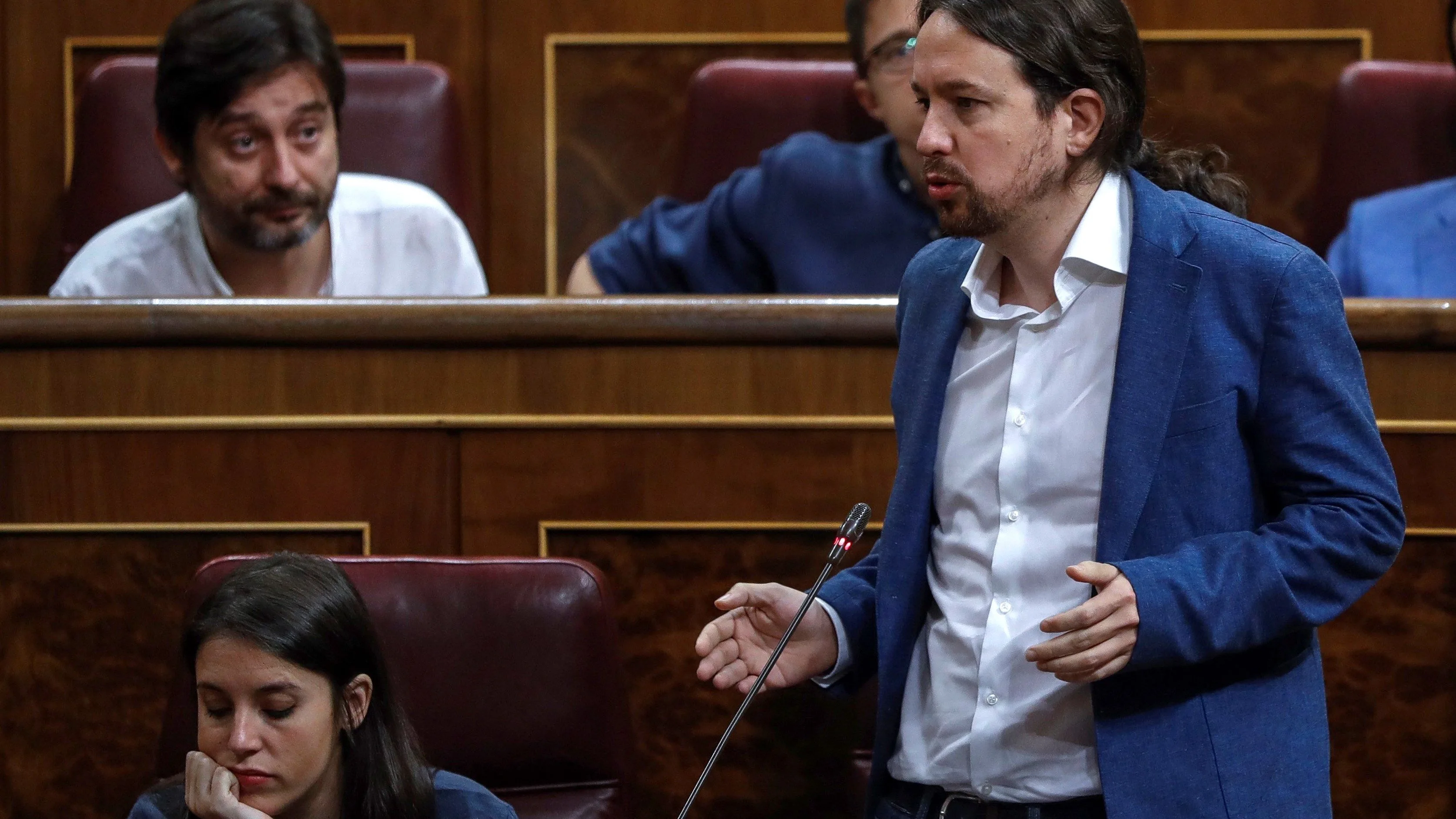 El l&iacute;der de Podemos, Pablo Iglesias