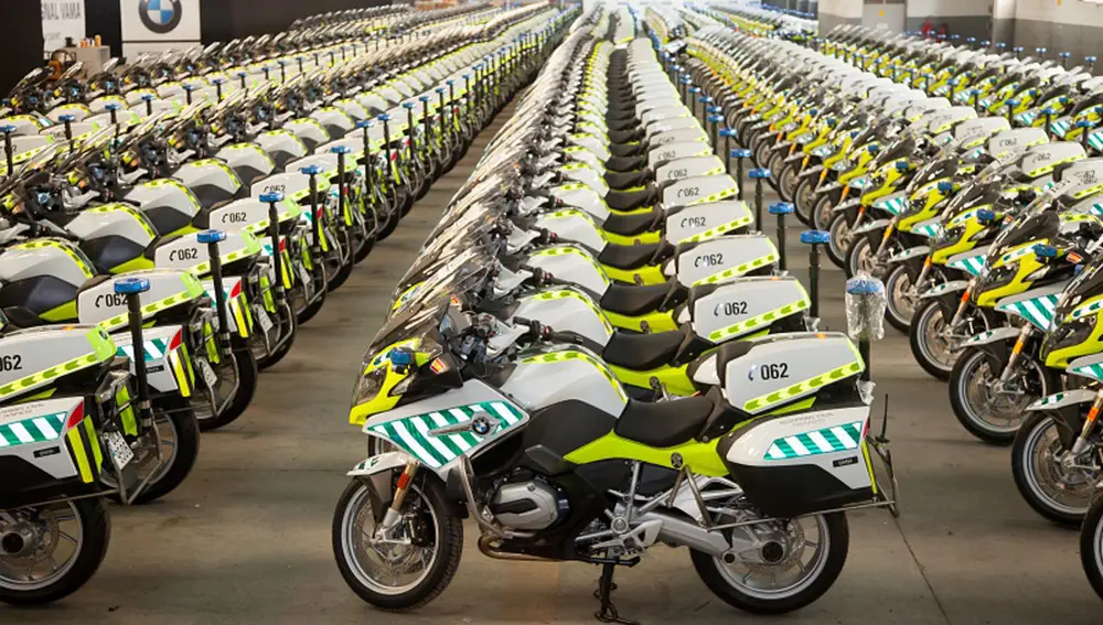 Nuevas motos de la Guardia Civil