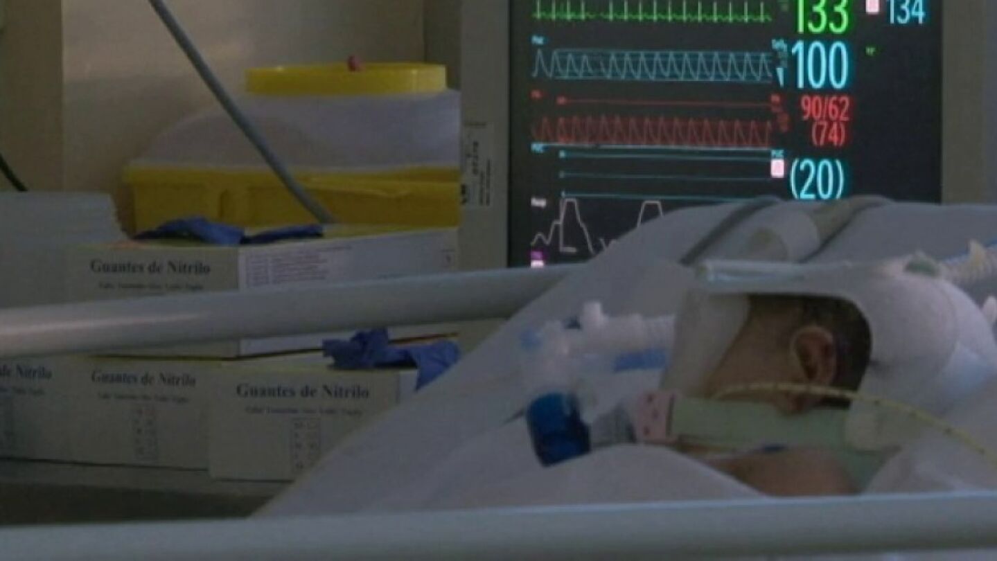 Ni&ntilde;o hospitalizado