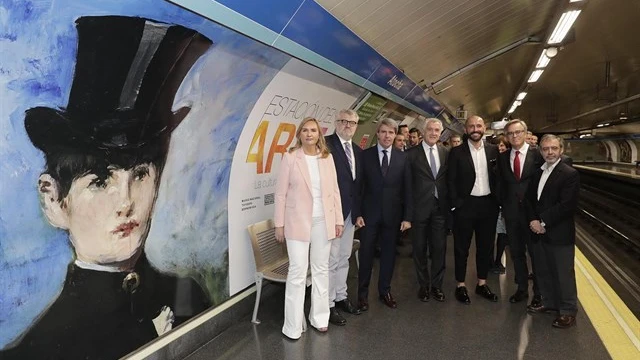 Imagen de la estación de metro Atocha que pasará a denominarse 'Estación del Arte' en homenaje a los principales museos