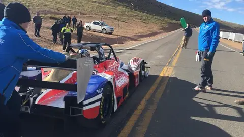 Simone Faggioli en Pikes Peak Simone Faggioli en Pikes Peak