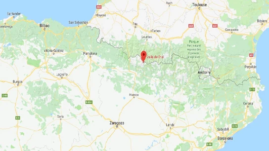 Valle de Otal en Huesca, zona de cascadas donde ocurrió en accidente Valle de Otal en Huesca, zona de cascadas donde ocurrió en accidente