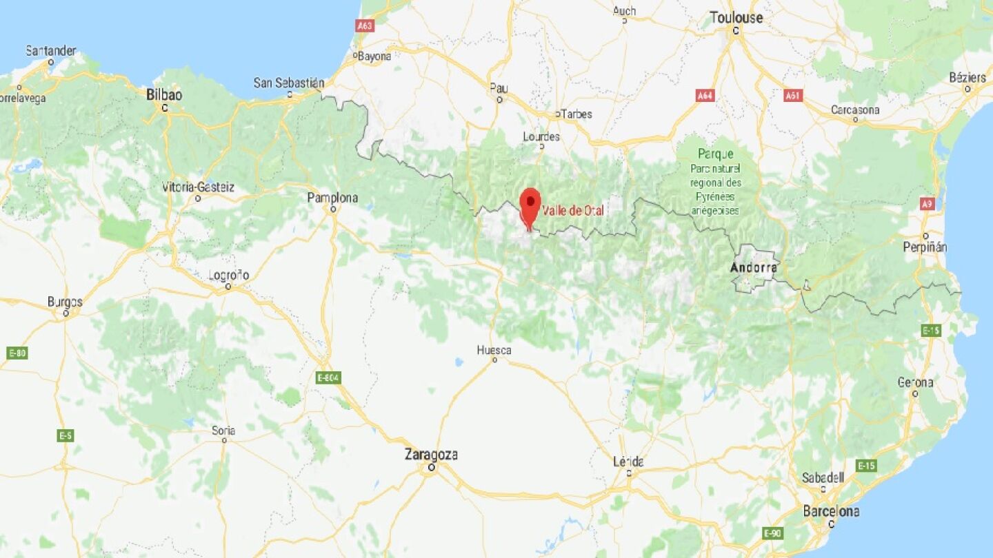 Valle de Otal en Huesca, zona de cascadas donde ocurri&oacute; en accidente
