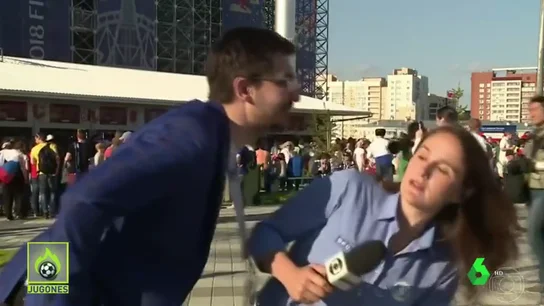 Nuevo caso de acoso a una periodista en el Mundial de Rusia: "Nunca le hagas eso a una mujer, respeto" Nuevo caso de acoso a una periodista en el Mundial de Rusia: "Nunca le hagas eso a una mujer, respeto"